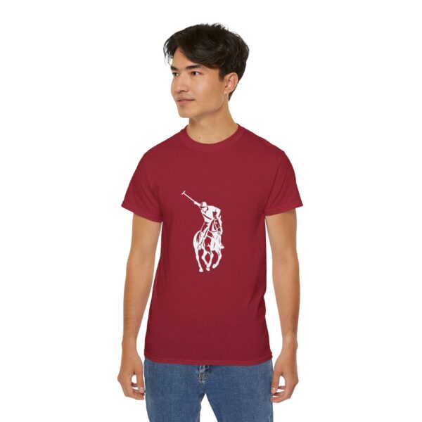 Polo Imperial Premium Cotton Maroon T-Shirt – Polo Rider Edition - Image 4