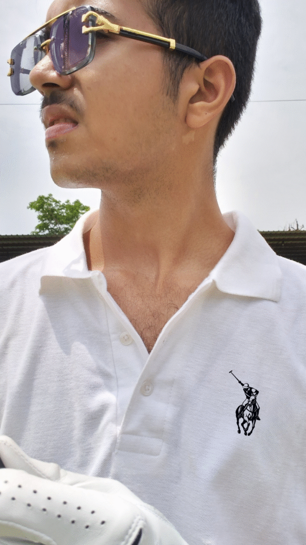 Acento Real unisex polo T Shirt - Image 3